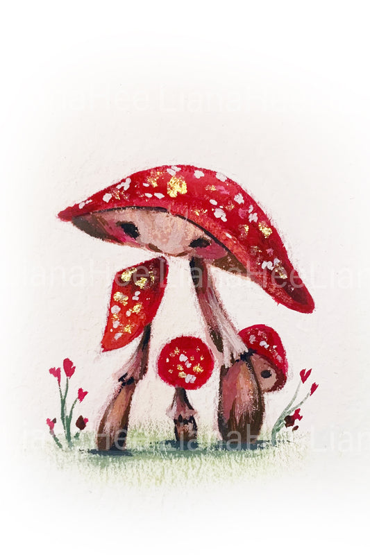 Sweet Mushrooms 6 fine art print