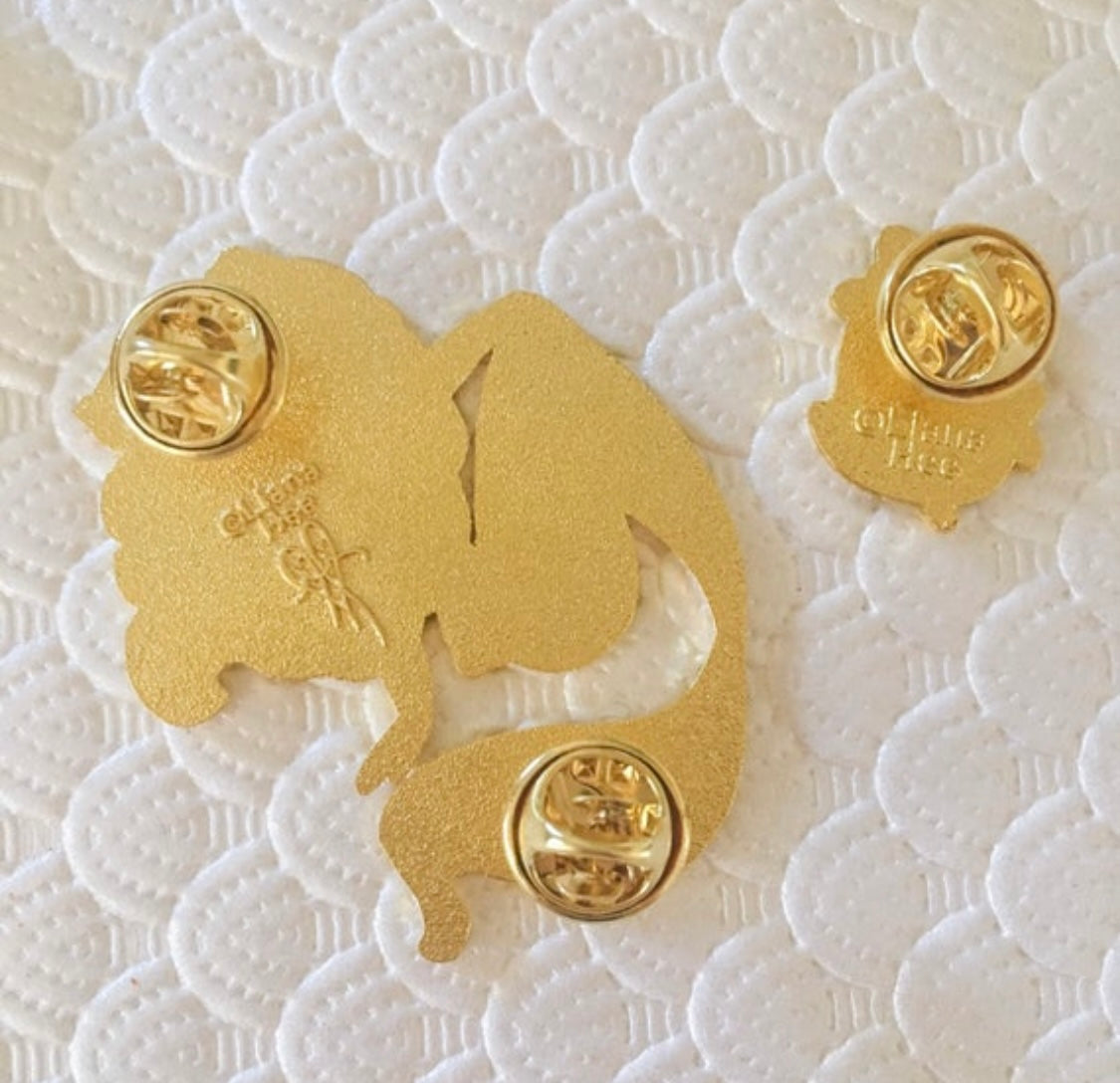 Limited Edition Blonde Mini Mermie Pin Set