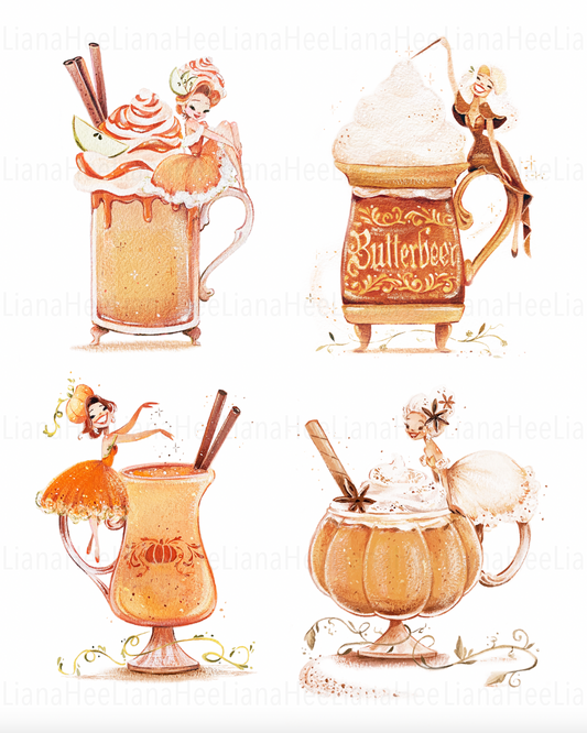 Autumn Drinks fine art prints