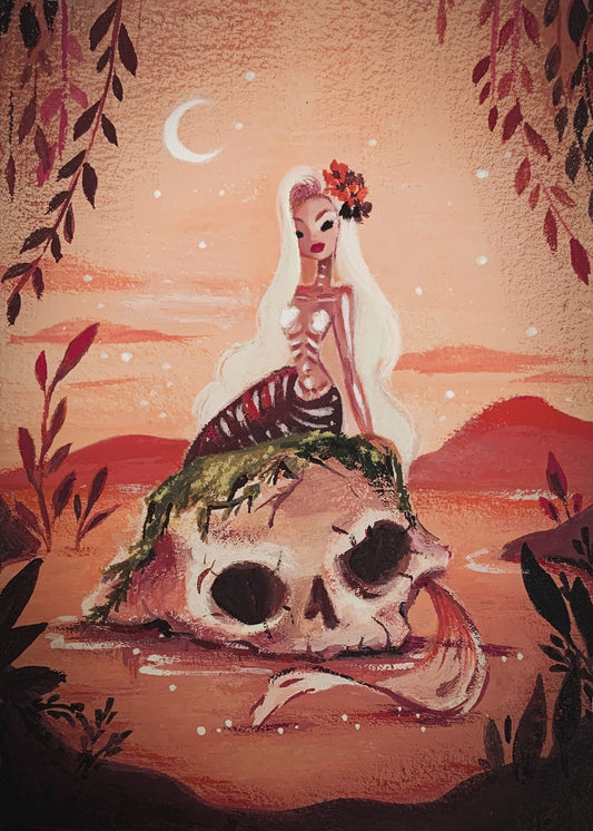Sunset Skull fine art print