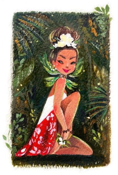 Tahitian Princess fine art print